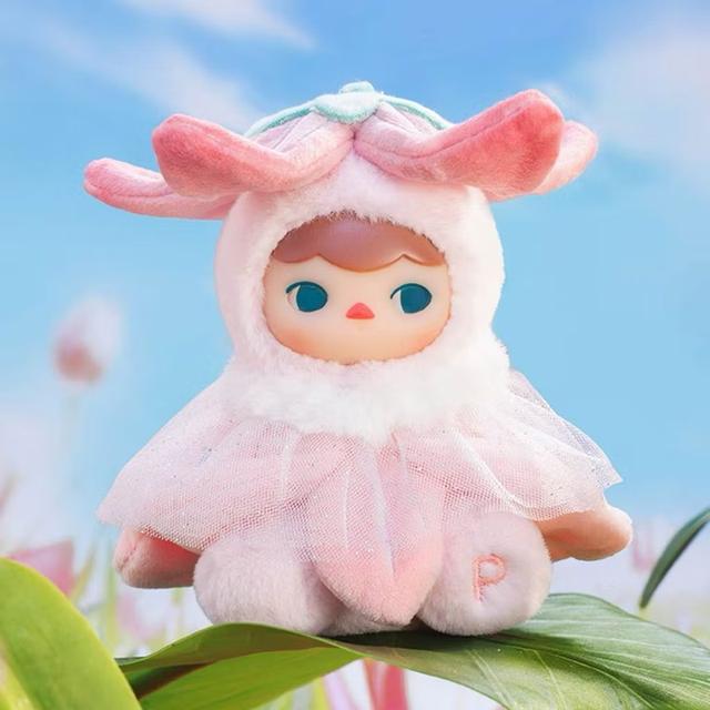 พวงกุญแจ POP MART Pucky Forest Part 🌸Flower Baby🌸เช็คการ์ด ไม่แกะซอง น้องดอกไม้ สวยหวานคุณหนูคุณใจมาก💖 3