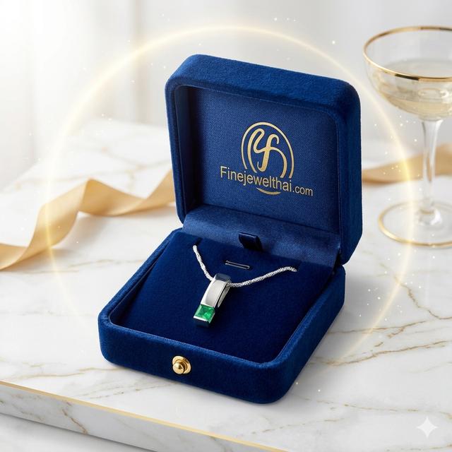 Finejewelthai เครื่องประดับมรกตแท้ เสริมมงคลประจำเดือนเกิด พร้อมใบรับรอง รูปที่ 1