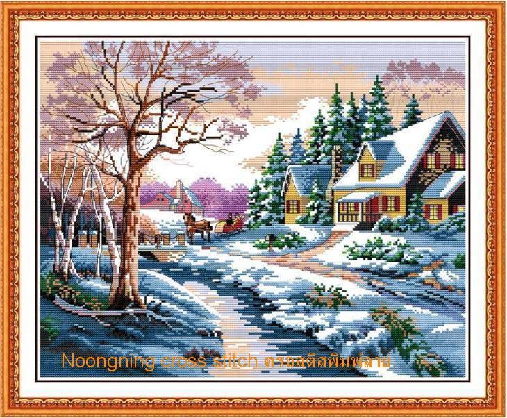 ร้าน Noongning Cross stitch ครอสติสพิมพ์ลาย จำหน่ายอุปกรณ์ครอสติส ภาพติดเพชร1616 7