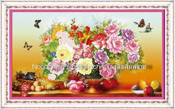 ร้าน Noongning Cross stitch ครอสติสพิมพ์ลาย จำหน่ายอุปกรณ์ครอสติส ภาพติดเพชร804 5