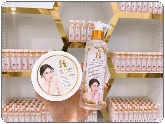 ครีมเมจิกไวท์ H MGW Beauty Body Lotion + Serum SPF50 3