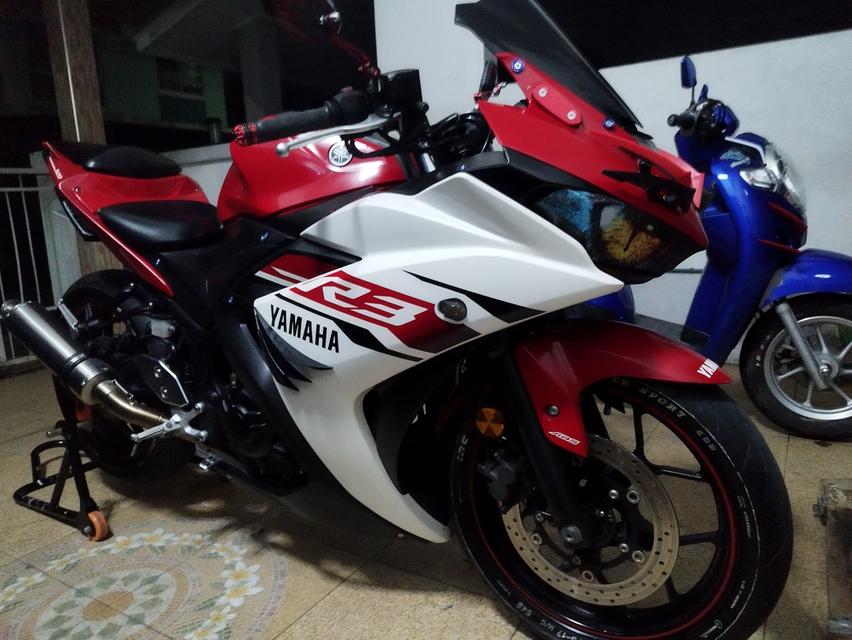 ขายYamaha YZF R3 ปี 2015  เล่มพร้อมโอนต่อภาษี ถึงปี 2026  ไมด์ 6 หมื่น 6