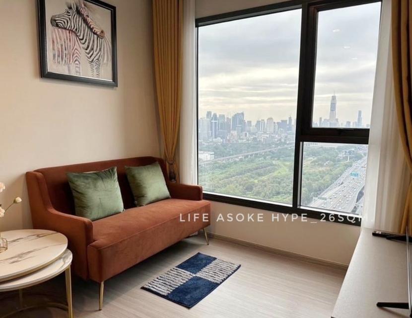 รูป ให้เช่า คอนโด new room for rent Life Asoke Hype : ไลฟ์ อโศก ไฮป์ 26 ตรม. studio type close to MRT Rama9