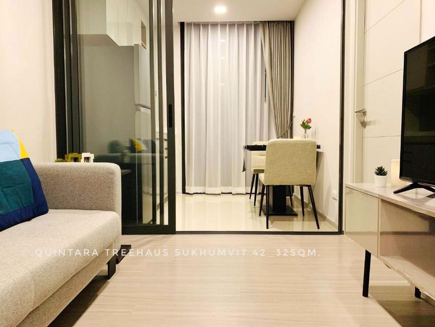 ขาย คอนโด พร้อมผู้เช่า ผลตอบแทนดี คุ้มค่า Quintara Treehaus Sukhumvit 42 : ควินทารา ทรีเฮาส์ สุขุมวิท 42 32.1 ตรม. ใกล้  3