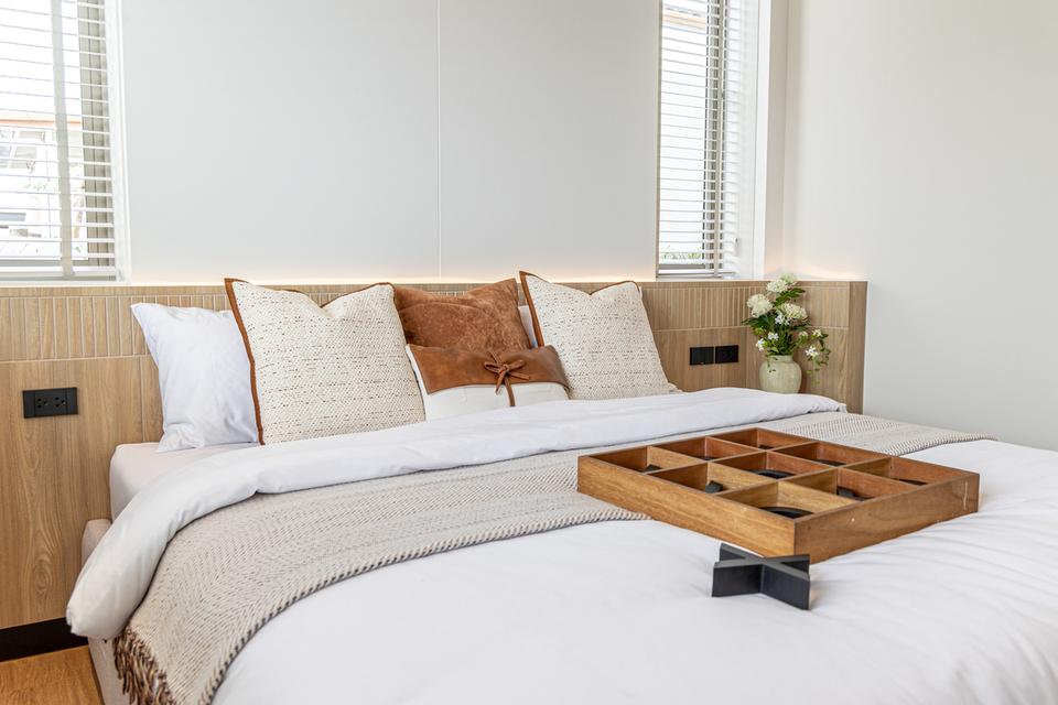 🏡🎉 Pool Villa ในโครงการใหม่ บ้านสไตล์โมเดิร์น Type Olive ตกแต่งพร้อมอยู่ #หางดง - ราคาเริ่มต้น 7.48 ล้านบาท 🔥新建房屋出售 3 卧室 4 卫生间 - 价格 7.48 MB 🔥 14