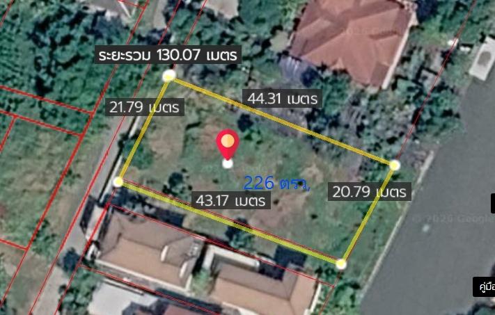 ที่ดินสวยริมน้ำ 226 ตรว. ทำเขื่อนกันดินแล้ว หลวงแพ่ง ลาดกระบัง 9