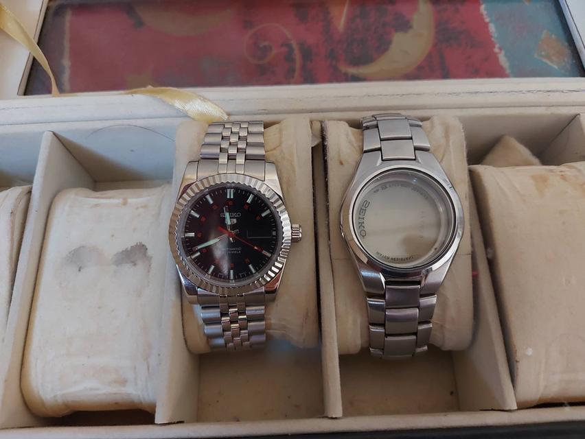 SEIKO 5 7S26A MOD Datejust ขอบหยัก  6