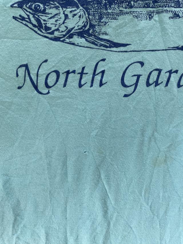 vtg tees 80s ตะเข็บเดี่ยว cotton 100% ป้าย oneita จาก u.s. รูปที่ 6