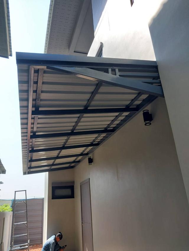 รับเหมาต่อเติมโครงหลังคา กันสาด แบบครบวงจร รูปที่ 10