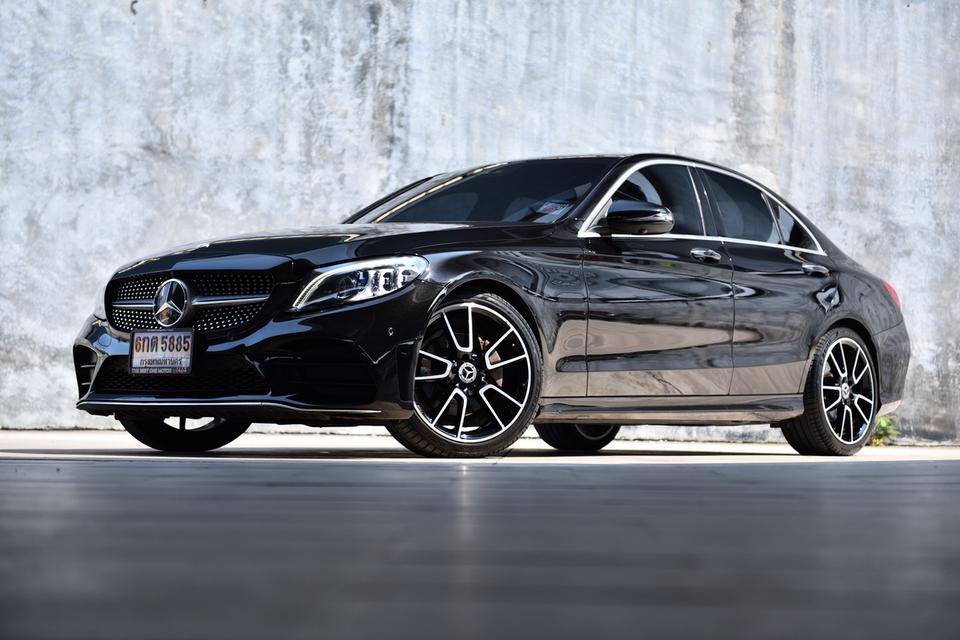 🎊"TOP OPTION เพียง 60,000 กิโล C220D ดีเซล AMG DYNAMIC ทะเบียนคืน"สีดำ🎊⚡ รูปย่อยที่ 2