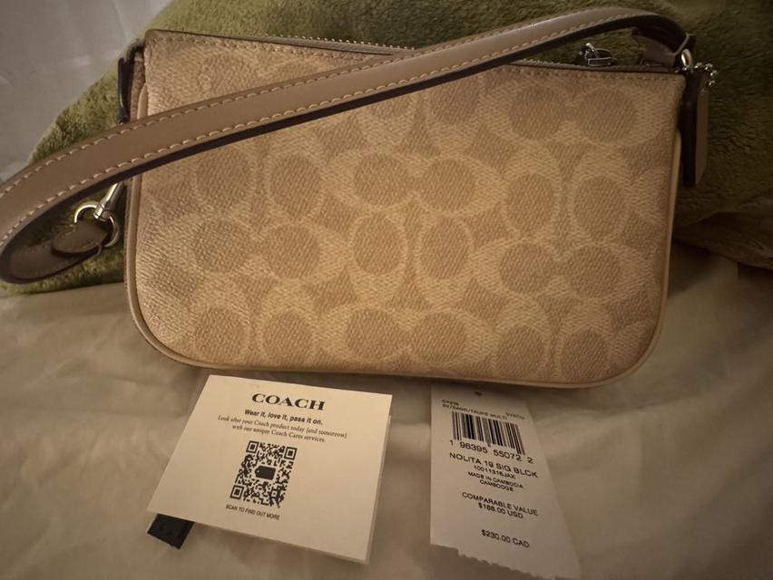 กระเป๋าของแบรนของแท้มีใบเสร็จ