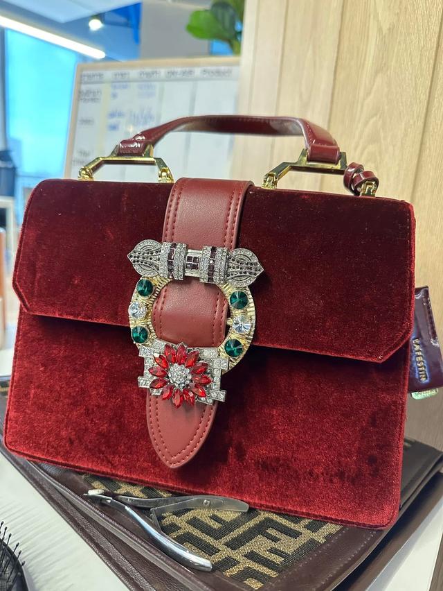 LA’FESTIN Vintage Bags for Women Velvet Leather Kenya รูปที่ 18