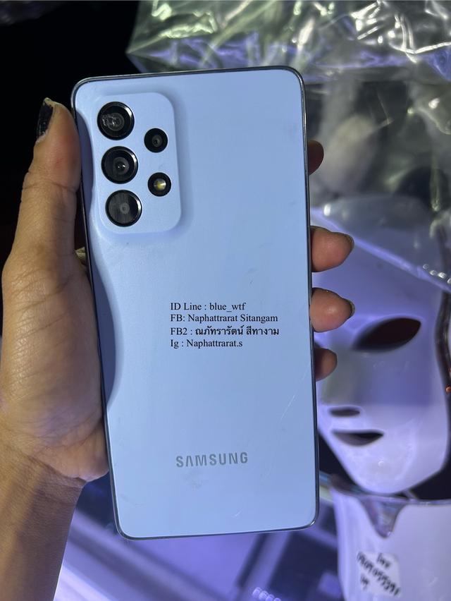 Samsung A53 รองรับ5G Rom128 Ram8 กล้อง4เลนส์ สเปคโหด ใช้งานปกติ สภาพสวย ได้ทุกซิม