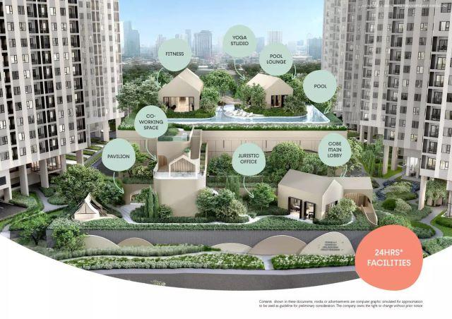 CM04382 ขายดาวน์ คอนโด โค้บบ์ รัชดา-พระราม 9 COBE Ratchada-Rama 9 ถ.เทียมร่วมมิตร 2