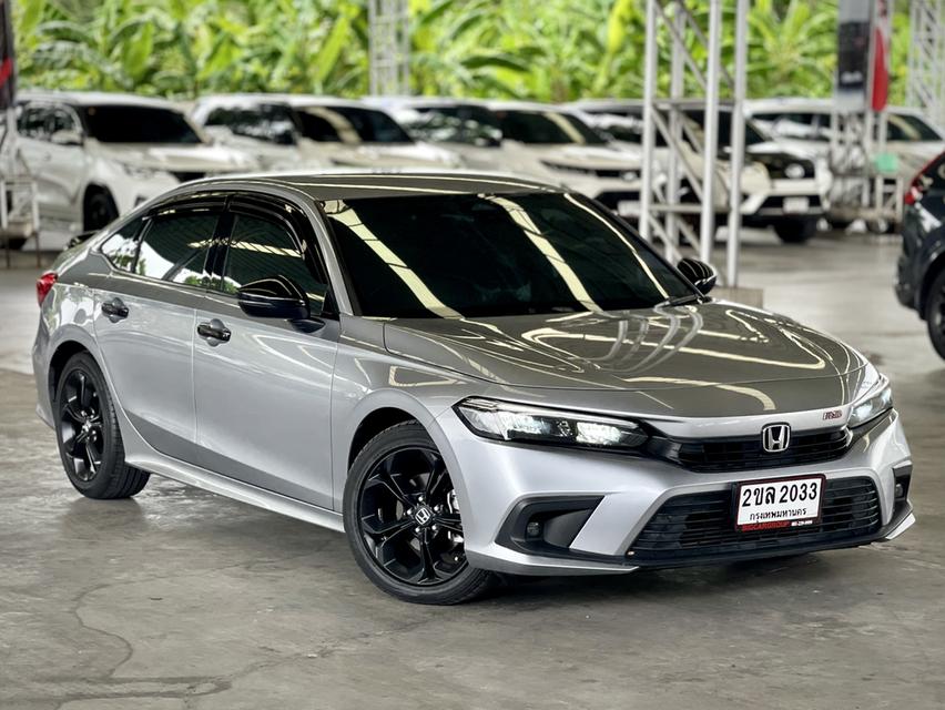 2021 HONDA CIVIC 1.5 TURBO RS สีเทา ไมล์ 99438 (กม.)
