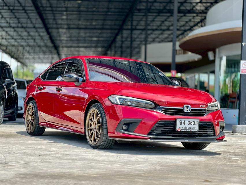 ปี 2022 HONDA CIVIC, 2.0 e:HEV RSโฉม FE ปี21-ปัจจุบัน สีแดง เกียร์ออโต้ เบนซิน/ไฟฟ้ามือเดียวป้ายแดง