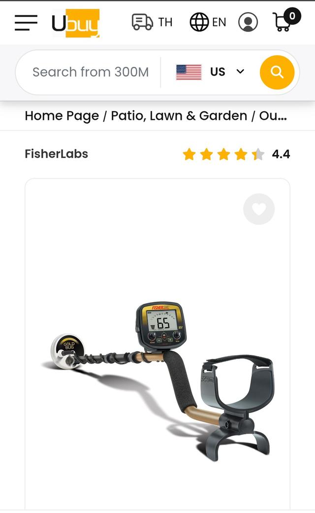 Fisher Gold Bug เครื่องตรวจหาแร่ทองคำ และ โลหะ ทุกชนิด 2