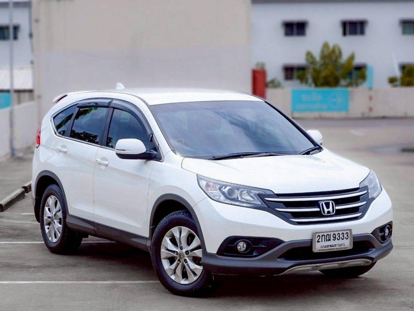 HONDA CRV 2.0 E (i-VTEC) เกียร์ Auto 4WD สีขาวมุก ปี 2014