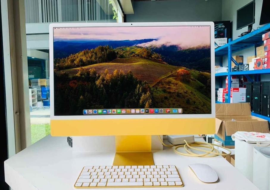 Apple iMac M3 สีเหลือง