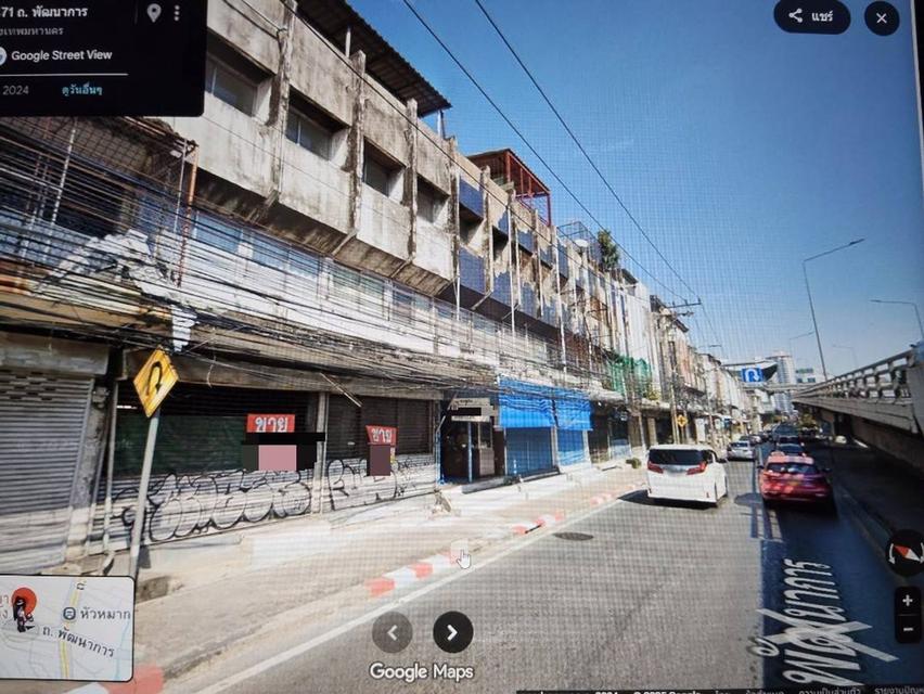ขายอาคารพาณิชย์ติดถนน พัฒนาการ 200ม. MRT หัวหมาก อยู่ระหว่างซอยพัฒนาการ47-49 สวนหลวง กทม. 3