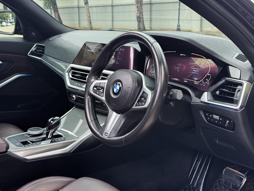 ขาย BMW 330e M-sport G20 2022 สีดำ ราคาถูก มี BSI วารันตีเหลือ รูปที่ 10