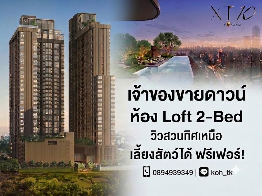 CM04452 ขายดาวน์ คอนโด เอ็กซ์ที เทน เอกมัย XT 10 Ekkamai คอนโดมิเนียม ซอยสุขุมวิท 63 1
