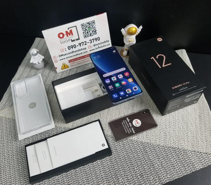 ขาย/แลก Xiaomi12 Pro 12/256GB Blue ศูนย์ไทย ใหม่มาก Snapdragon8 Gen1 เพียง 28,900 บาท  2