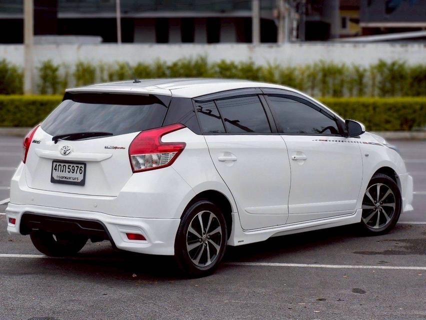 รหัสรถ QT5976 Toyota Yaris 1.2 TRD เกียร์ออโต้ สีขาว ปี 2015 9