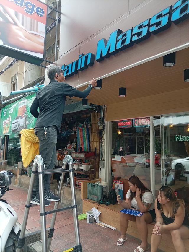 บันไดพับตั้งได้2.9เมตร ยืดได้6ม