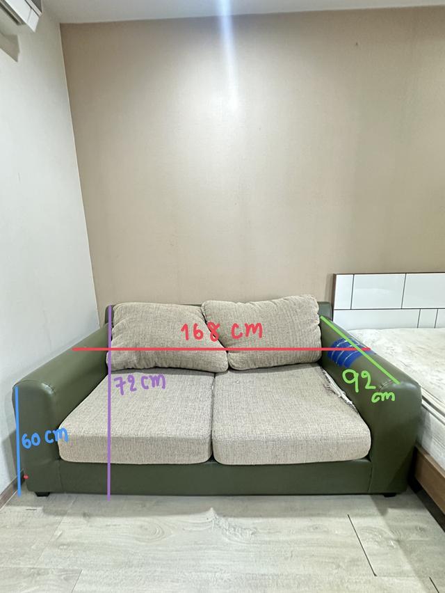 🔥ลดราคา🔥โซฟาหนัง 2 ที่นั่ง SB โครงดี เบาะนุ่ม นั่งสบาย (มือสอง)🛋️ รูปที่ 9