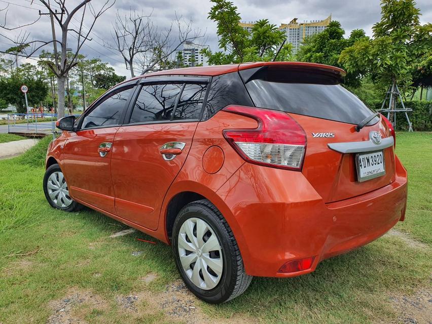 Toyota Yaris Eco 1.2E ออโต้ ปี2017 สีส้ม รถมือ1 ออกห้าง
