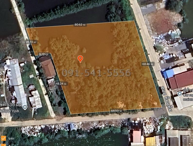 ขายที่ดินประชาอุทิศ 90 ซอยยิ้มแย้ม ขนาดที่ดิน 3 ไร่ รูปแปลงสวย ใกล้สี่เหลี่ยม ติดถนน 3 ด้าน ผังเมืองสีเหลือง 4