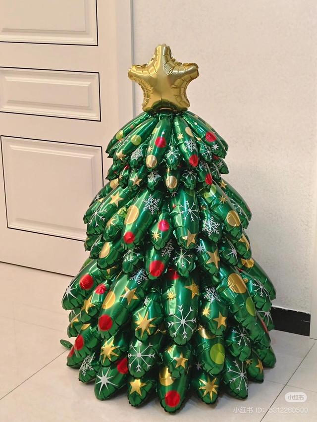 ลูกโป่งฟอยล์ ต้นคริสมาสต์ 4