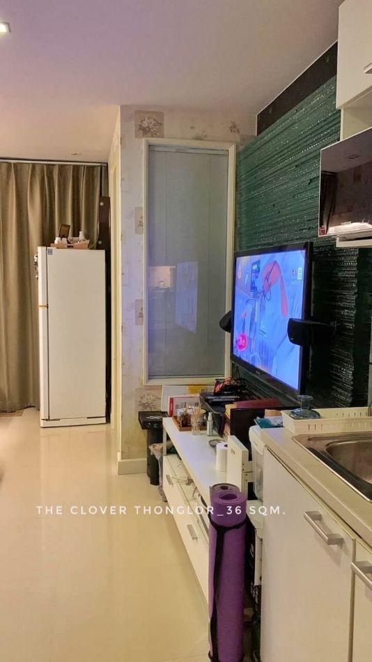 ให้เช่า คอนโด 1 bedroom The Clover ทองหล่อ (เดอะ โคลเวอร์ ทองหล่อ เรสซิเดนซ์) 36 ตรม. easy travel around Sukhumvit Ekkam 5