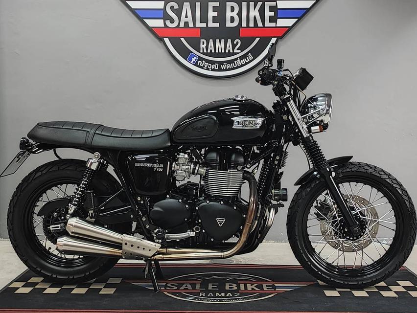 Triumph T100 Black ปี2016 แต่งจัดทรงพร้อมหล่อ