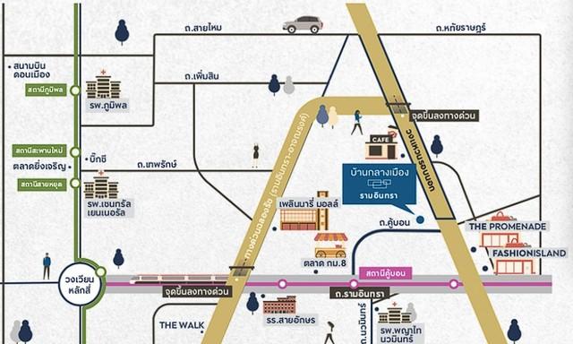 P409 ให้เช่าทาวน์โฮม 3 ชั้น บ้านกลางเมือง รามอินทรา Baan Klang Muang Ramintra ถนนซอยกาญจนาภิเษก 6/1 17