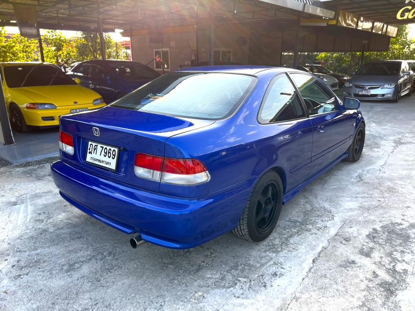 ส่งต่อ CIVIC COUPE ปี 2000 หล่อๆ สีสดเงาจัด เคลือบแก้ว ภาษี68 อะไหล่เบิกใหม่  8