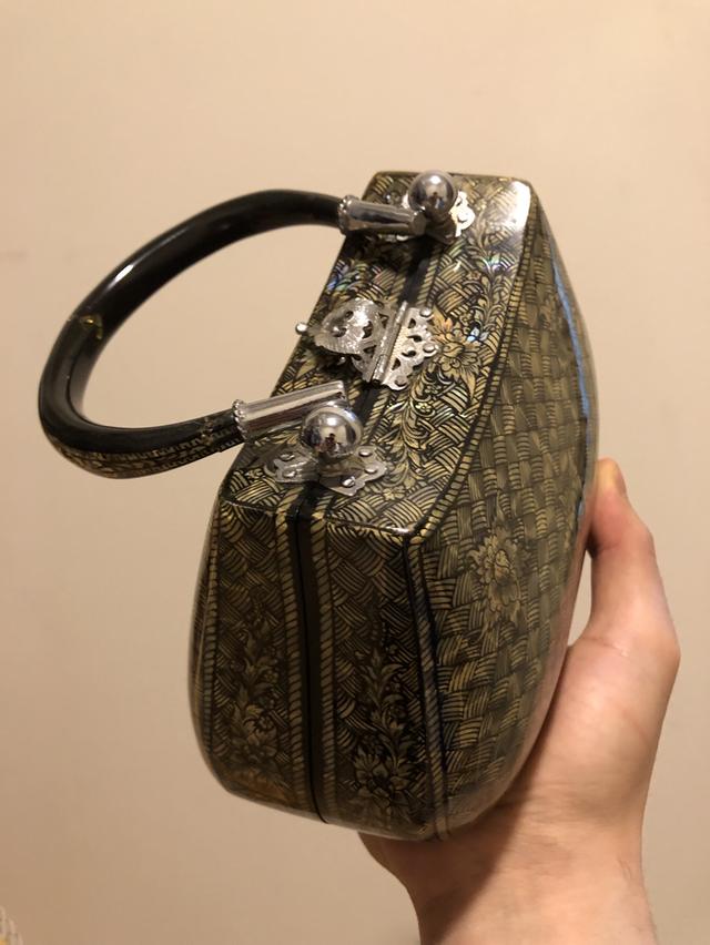 กระเป๋ามุก งานเก่าเก็บ สภาพสมบูรณ์งาน handmade 9