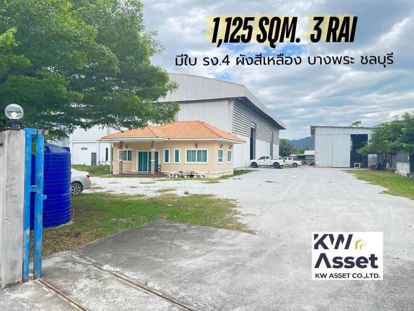 ขายที่ดิน 3 ไร่ พร้อมโรงงาน 1,125 ตรม. มีใบ รง.4  บางพระ ศรีราชา ชลบุรี 6
