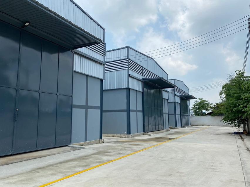 ให้เช่าโกดังมีนบุรี หนองจอก สร้างใหม่ พื้นที่ใช้สอย 400ตรม. ไฟฟ้า3เฟส รถใหญ่เข้าออกสะดวก 1