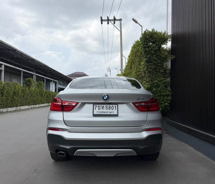 BMW X4 M Sport SUV ดีเซล 2.0 ขับ 4 หลังคา Sunroof รถศูนย์ ประวัติครบ รูปย่อยที่ 4