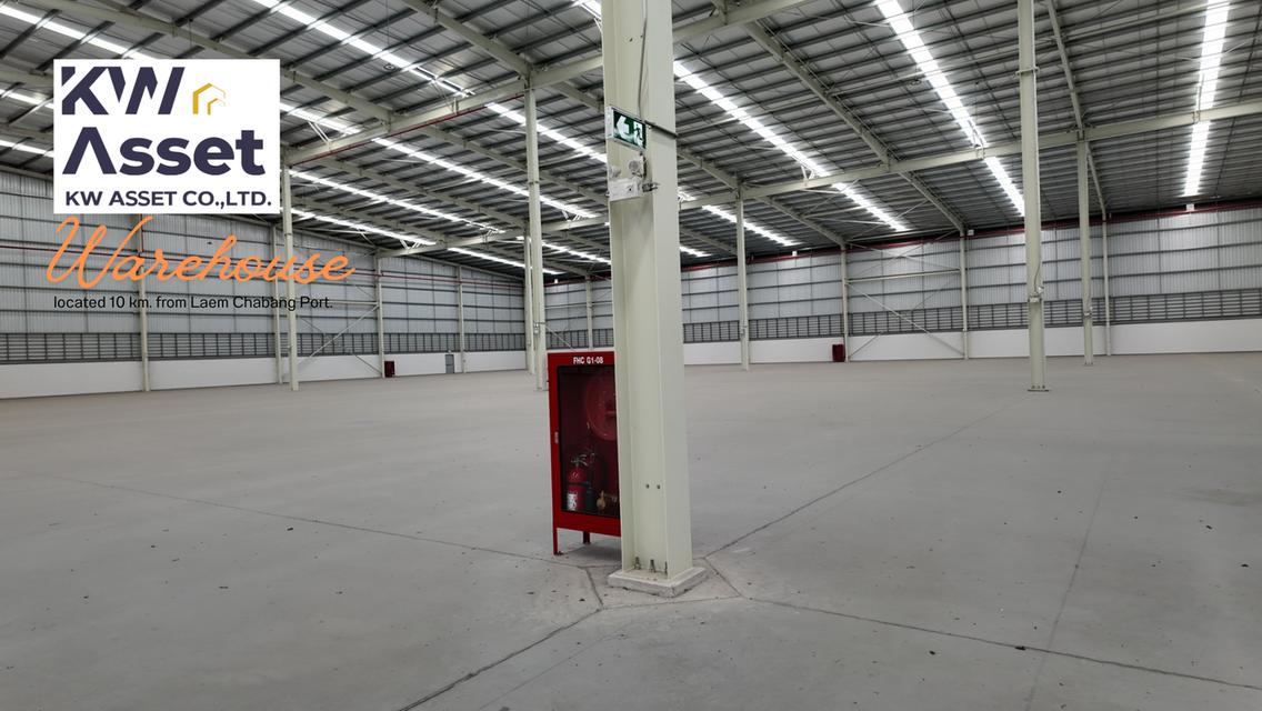 ให้เช่าโกดัง จำนวนมาก คลังสินค้า NEW! ใกล้ท่าเรือแหลมฉบัง 10 km. 5