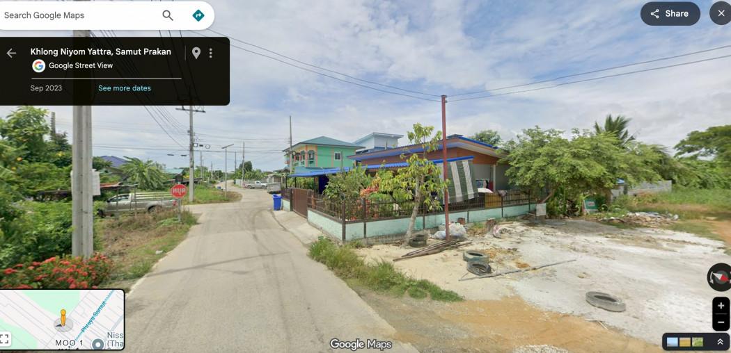 ขาย ที่ดินผังสีม่วง ถ.เฉลิมพระเกียรติ บางบ่อ สมุทรปราการ 2-2-40 ไร่  เหมาะทำโรงงาน 4