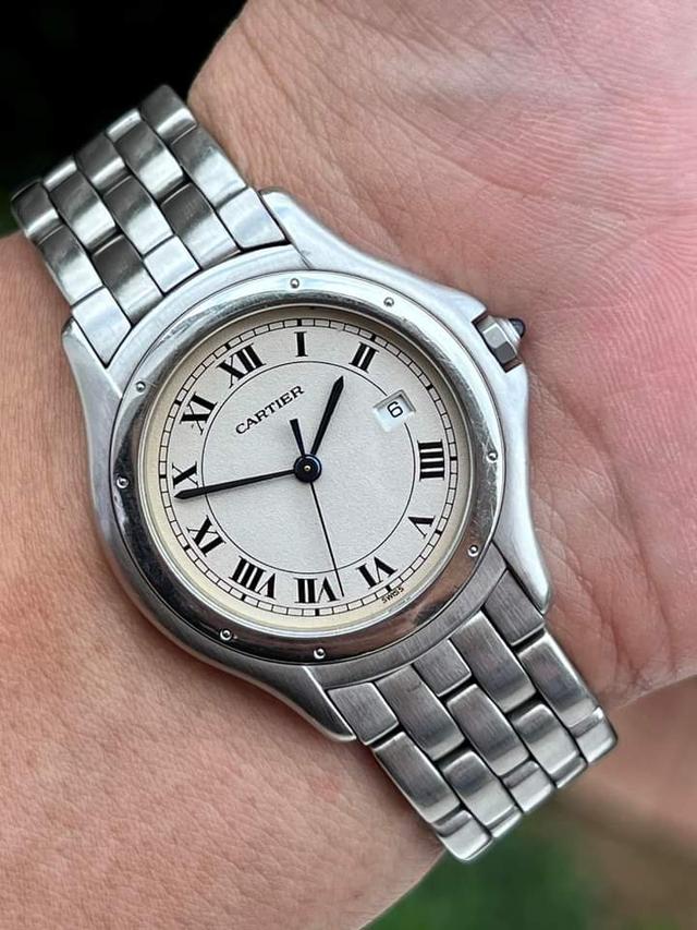 Cartier Panthere Cougar Date Stainless Steel 3