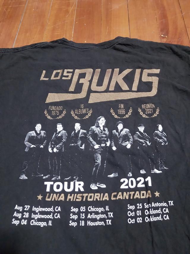 เสื้อยืดแขนสั้น แนววงดนตรี grupero ของเม็กซิโก Los Burkis Tour 2021 แท้ มือสอง สภาพดี ของพร้อมส่งครับ รูปที่ 6