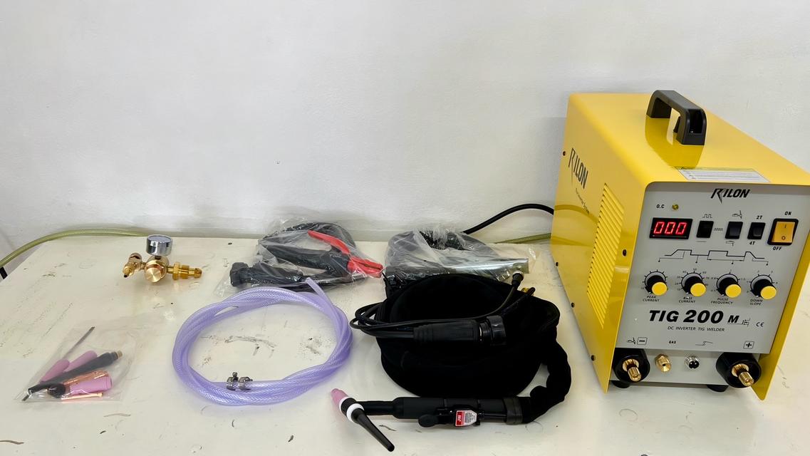 เครื่องเชื่อม TIG200M 220V Rilon เชื่อมอาร์กอน มีระบบพัลล์ ออโต้
