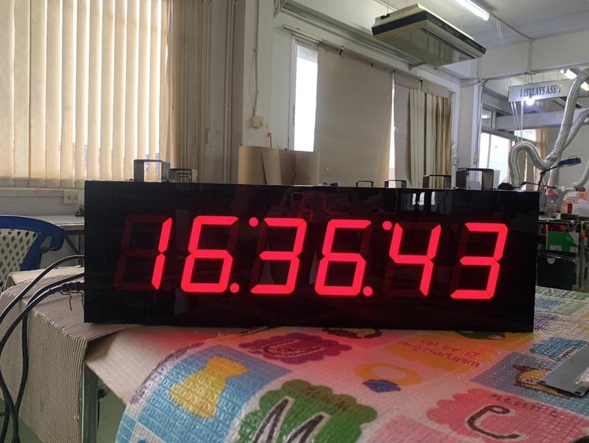 นาฬิกาดิจิตอลสำหรับโรงงาน นาฬิกาติดผนัง และสถานที่ต่างๆ