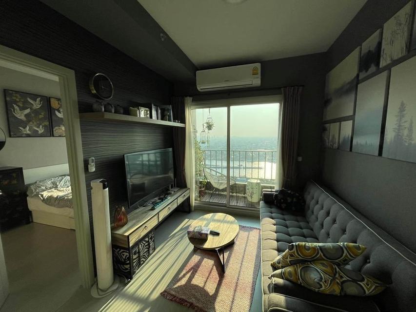 2 ห้องนอน 2 ห้องน้ำ ห้องของคนพร้อม วิวสวยกินใจ พระอาทิตย์ตกดิน แม่น้ำเจ้าพระยา 180 องศา ใกล้รถไฟฟ้าสายสีน้ำเงิน สถานีบางโพ พร้อมอยู่ 7.2 ลบ. 1