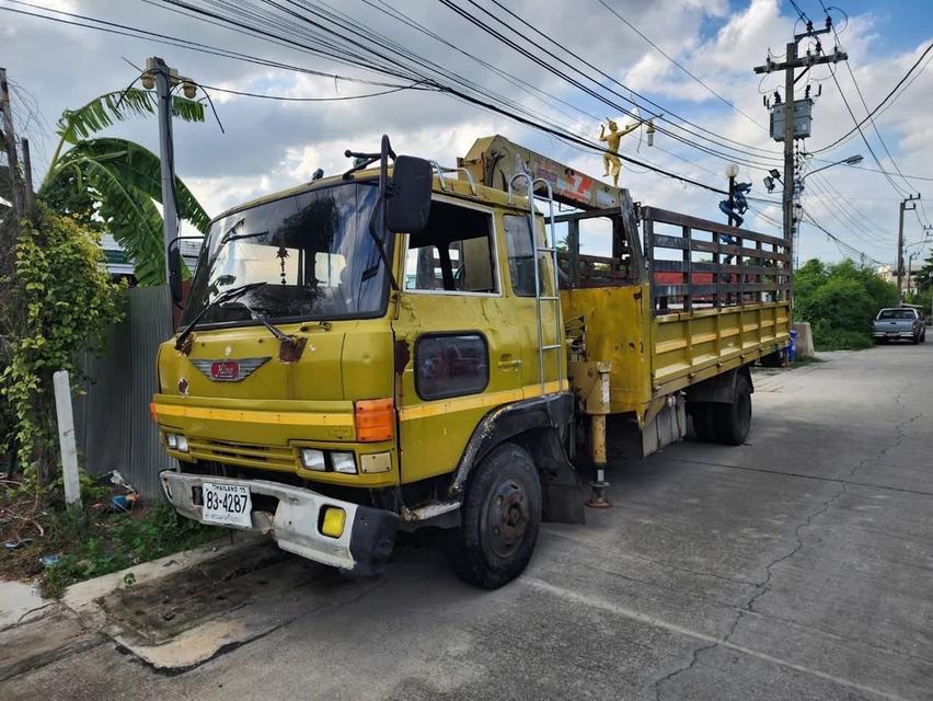 ขาบรถ Hino 6 ล้อติดเครน ปี 1995