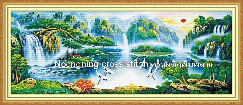 ร้าน Noongning Cross stitch ครอสติสพิมพ์ลาย จำหน่ายอุปกรณ์ครอสติส ภาพติดเพชร1594 5